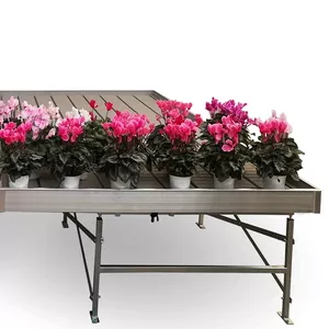 Стол для выращивания растений с откатной крышкой